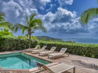 1 Villa à louer piscine vue mer Grand Case Saint Martin_piscine